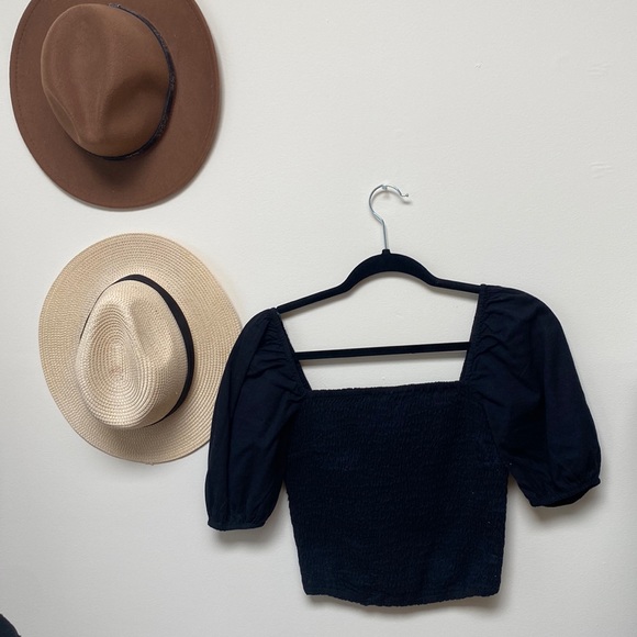 Abercrombie and Fitch smocked top - Picture 1 of 3